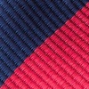 Burgundy Microfiber Burgundy & Navy Stripe Self-Tie Bow Tie